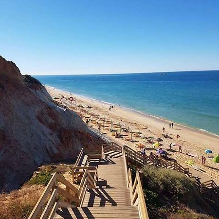 Gelbblau Falesia Albufeira Bagian luar foto